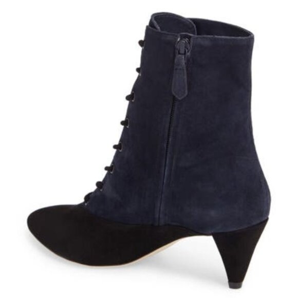 Tory Burch Cassidy Floral Embroidery Pointy Toe Boot, Size 8 M - Black - Picture 3 of 9